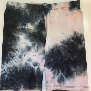 TYE DYE BIKER SHORT